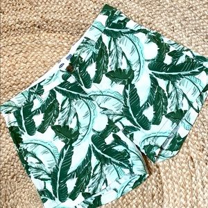 Old Navy Palm Print Shorts, Size 8